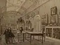 La galerie artistique du château de Ravestein.