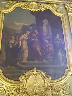 César rétablit Cléopâtre sur le trône d'Égypte de Cortone.