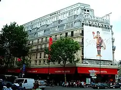 Galeries Lafayette Haussmann à Paris.