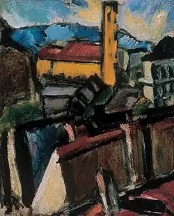 Óbudai részlet (« Vue sur Óbuda »), 1911