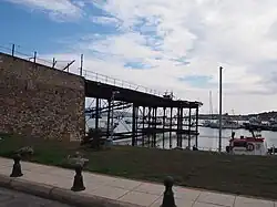 Rampe d'embarquement de la CFML, construite en 1888