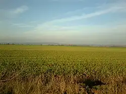 Vue des communes se situant le plus au nord.