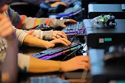 Gaming zone à la médiathèque Voyelles.