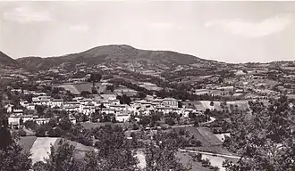 Ganac depuis la route de Micou