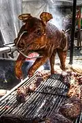 Cochon de lait grillé.