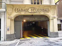 Entrée du garage