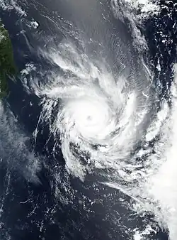 Garance le 27 février à 9 h 44 UTC à son apex.