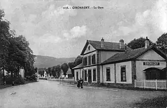 Le bâtiment voyageurs (vers 1900)