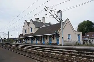 Vue depuis le quai opposé.