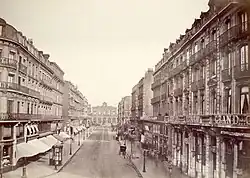 Rue de la Gare à Lille, 1878.
