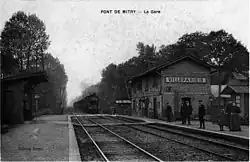 La halte de Villeparisis au début du XXe&nbsp;siècle.