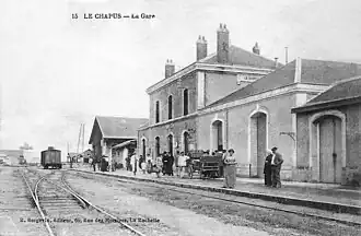 Bâtiment voyageurs, jadis.