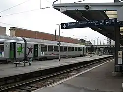 Intercités Normandie à quai à Cherbourg