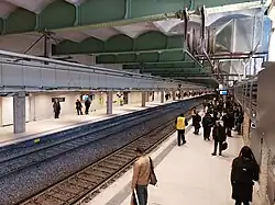 Vue de la gare, en regardant vers Musée d'Orsay.