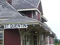 La gare de Saint-Quentin.