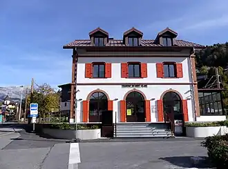 La gare de Saint-Gervais-les-Bains.