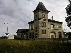 Autre gare de bifurcation à Berthelming.