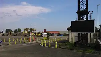 Entrée de l'ancien terminal à conteneurs.