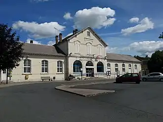 La gare d'Argenton-sur-Creuse en 2014.