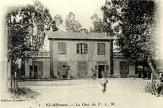 La gare d'El Affroun.