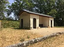 Abri de quai en 2019.