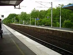 Les quais de la gare.