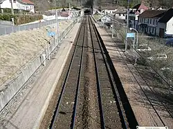 Vue en direction de Montbéliard.
