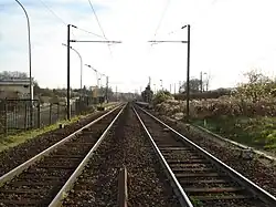 Vue générale de la gare.