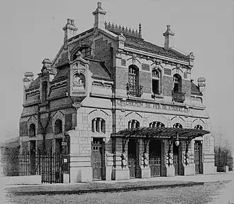 Gare de Boulainvilliers vers 1900.