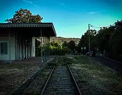 La voie en direction de Capdenac.