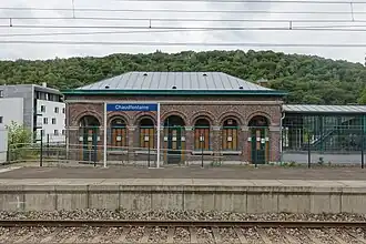 Vue depuis le quai opposé.