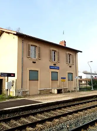 Image illustrative de l’article Gare de Chazay - Marcilly