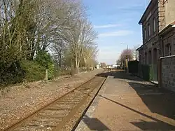 Gare de Chépy - Valines direction Abbeville.
