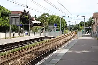 La gare de Courcelle-sur-Yvette.