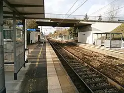 Vue générale de la gare.