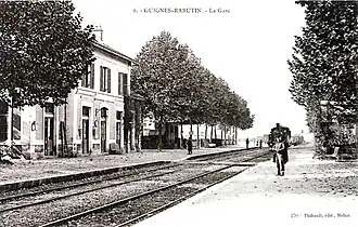 La gare de Yèbles - Guignes.