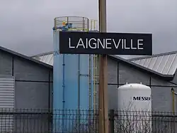 Signalétique de quai en 2012.