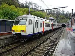 Train à quai en 2022.