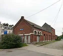 Vue depuis le passage à niveau.