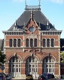 L'ancienne gare de Péruwelz.