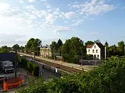 Vue depuis le pont de la N912.