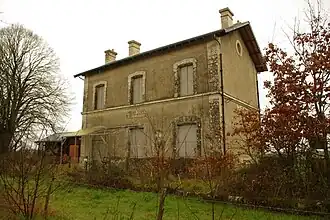 L'ancienne gare en 2013.