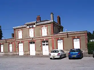 La gare de Sainte-Gauburge.