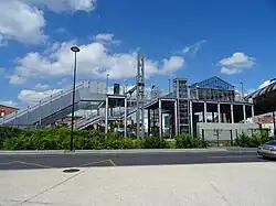 Gare du T11, vue depuis le terminus du T8.