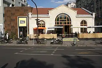 La gare rénovée, en 2017, occupée par «&nbsp;Le Hasard Ludique&nbsp;».