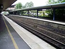 Quais, vue vers Paris depuis l'extrémité sud-est du quai.