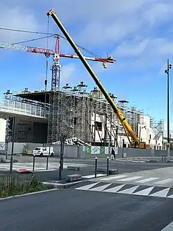 Chantier en octobre 2023.