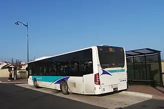 Le Citaro Facelift no&nbsp;535 sur la ligne 301 à la gare routière de Corbeil-Essonnes.