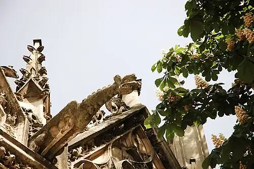 Une des gargouilles de l'église.