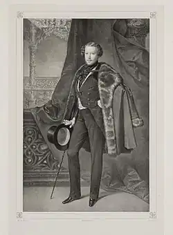 Pedro Téllez Girón, XI duque de Osuna, d'après Federico de Madrazo, litografía (1845).